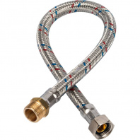 SHF-0055-081010 STOUT  Гибкая подводка для воды  НР 3/8 х ВР 3/8,  длина 400 мм