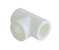 KALDE Тройник Ду40 для полипропиленовых труб под сварку (цвет белый)