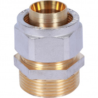 SFS-0001-011432 STOUT Переходник с наружной резьбой 1 1/4"х32 для металлопластиковых труб винтовой