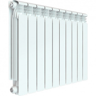 RIFAR ALUM 500 10 секции радиатор алюминиевый боковое подключение (белый RAL 9016)