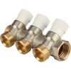 SMB 6851 343403 STOUT Коллектор распределительный 3/4", 3 отвода 3/4"ЕК