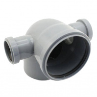 300111050ЛП	Политэк Отвод 110х87,5* с выходом 50 (левый + правый)