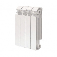 Global STYLE PLUS 350 4 секции радиатор биметаллический боковое подключение (белый RAL 9010)