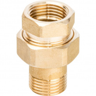 SFT-0044-000012 STOUT Разъемное соединение "американка" ВН, уплотнение под гайкой по плоскости, 1/2”