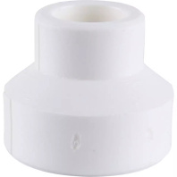 Kalde Муфта переходная внутр./внутр. 40х20 для полипропиленовых труб под сварку (цвет белый)