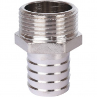 SFT-0067-000125 STOUT Штуцер НР никелированный 1"x25