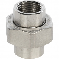 SFT-0034-000012 STOUT Разъемное соединение "американка" ВВ никелированное 1/2