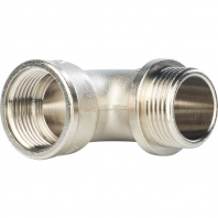 SFT-0016-000001 STOUT Угольник с упором НВ никелированный 1"