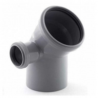 345111050Л Политэк Отвод 110х45* с выходом 50 (левый)