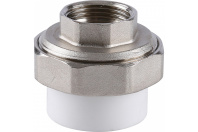 Муфта разъемная Kalde 25х1/2" с внутренней резьбой для полипропиленовых труб под сварку (цвет белый)