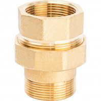 SFT-0044-000112 STOUT Разъемное соединение "американка" ВН, уплотнение под гайкой по плоскости, 1” 1/2