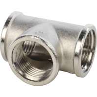 SFT-0020-000001 STOUT Тройник ВВ никелированный 1"