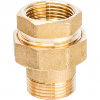 SFT-0044-000001 STOUT Разъемное соединение "американка" ВН, уплотнение под гайкой по плоскости, 1”