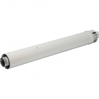 SCA-6010-001001 STOUT Элемент дымохода DN60/100 фин.уч-ок 1000 мм  для горизонт. прохода через стену с антиобмерз.оголовком