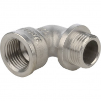 SFT-0016-000012 STOUT Угольник с упором НВ никелированный 1/2