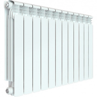RIFAR ALUM 500 12 секции радиатор алюминиевый боковое подключение (белый RAL 9016)