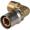 SFP-0011-001220 STOUT Угольник-переходник с наружной резьбой 1/2"х20 для металлопластиковых труб прессовой