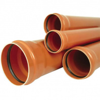 NASHORN Труба для наружной канализации их ПВХ 110*3,2*3000