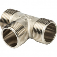 SFT-0018-000111 STOUT Тройник НН никелированный 1"X1"X1"
