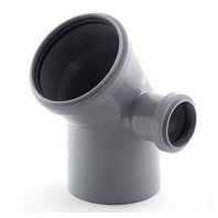 345111050П Политэк Отвод 110х45* с выходом 50 (правый)