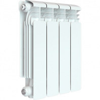 RIFAR ALUM 350 4 секций радиатор алюминиевый боковое подключение (белый RAL 9016)