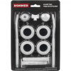 ROMMER 3/4 монтажный комплект c двумя кронштейнами 11 в 1 (RAL9016)