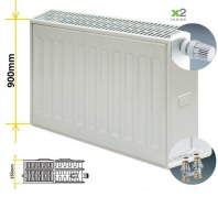 Kermi Profil-V FTV 33/900/1800 радиатор стальной/ панельный нижнее подключение (белый RAL 9016)