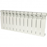 ROMMER Profi 350 (AL350-80-80-080) 12 секций радиатор алюминиевый (RAL9016)