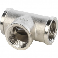 SFT-0020-000034 STOUT Тройник ВВ никелированный 3/4