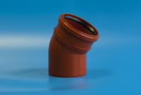 160016030  Политэк Отвод для наружной канализации 160*30