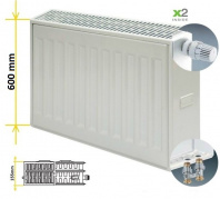 Kermi Profil-V FTV 33/600/3000 радиатор стальной/ панельный нижнее подключение белый RAL 9016