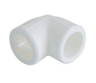 Kalde Угольник 90* 110 мм для полипропиленовых труб под сварку (цвет белый)