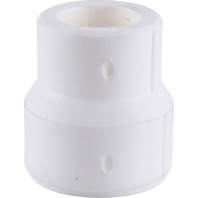 Kalde Муфта переходная внут./наруж. 40x25 для полипропиленовых труб под сварку (цвет белый)