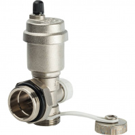 SMS-1000-010001 STOUT Регулируемый концевой фитинг с дренажным вентилем, автоматический воздухоотводчик 1"