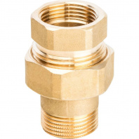 SFT-0044-000034 STOUT Разъемное соединение "американка" ВН, уплотнение под гайкой по плоскости, 3/4”