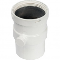 SCA-0080-020135 STOUT Элемент дымохода  горизонтальный DN80  п/м с патрубком для отвода конденсата