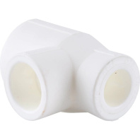 KALDE 32х25х20 Тройник переходной для полипропиленовых труб под сварку (цвет белый)