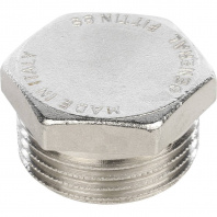 SFT-0025-000001 STOUT Заглушка НР никелированная 1"