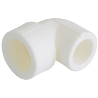 Kalde 25х20 Угольник переходной 90* для полипропиленовых труб под сварку (цвет белый)