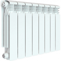 RIFAR ALUM 350 8 секций радиатор алюминиевый боковое подключение (белый RAL 9016)